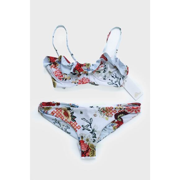 Agua Bendita Bikini Set Alanya Margot Top sz S and Bottom Sz M NWT - Picture 4 of 6